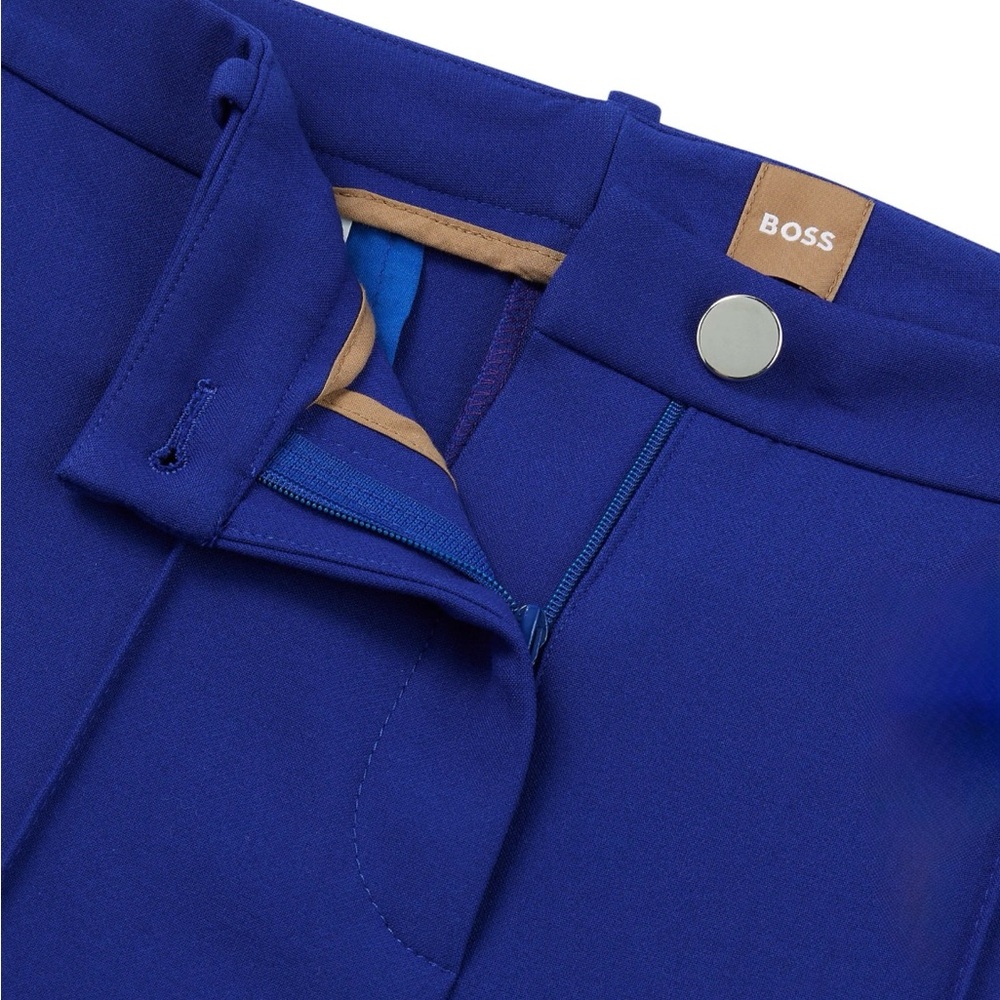 BOSS TANAINA - Trousers - open blue Skinny Stretch Pants, Sz 12 - Picture 4 of 6